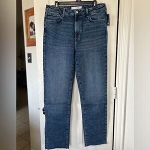 Joe's Jeans “Worn Indigo” High Rise Straight Leg Denim 31